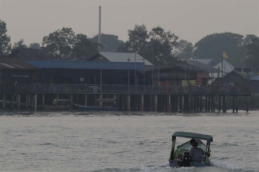A fishing boat is seen near a dock Port Klang, Selangor on June 24, 2014. u00e2u20acu201d Picture by Yusof Mat Isa 