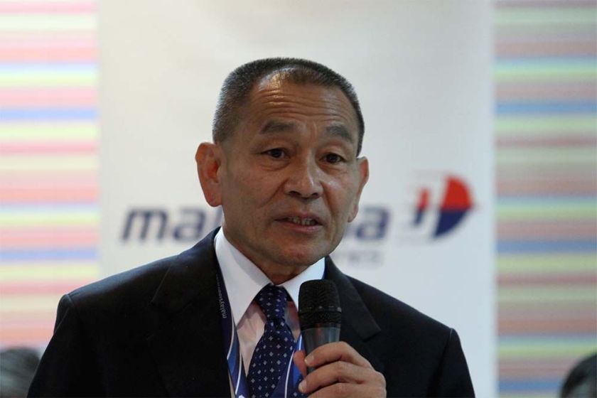 Malaysia Airlines Group CEO, Ahmad Jauhari Yahya speaks during a dialogue session at the Malaysia Airlines Academy in Kelana Jaya. u00e2u20acu2022 Picture by Yusof Mat Isa 