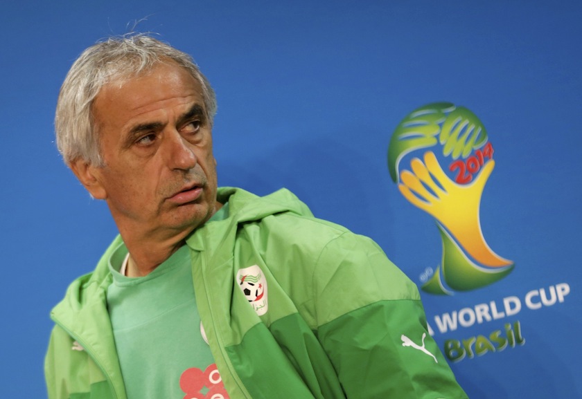 Algeria's national team coach Vahid Halilhodzic arrives for a news conference at the Beira-Rio stadium in Porto Alegre June 30, 2014.u00c2u00a0u00e2u20acu201d Reuters pic