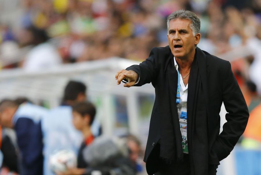 Iran's coach Carlos Queiroz gestures during the 2014 World Cup Group F match between Iran and Nigeria at the Baixada arena in Curitiba June 16, 2014. u00e2u20acu2022 Reuters pic  
