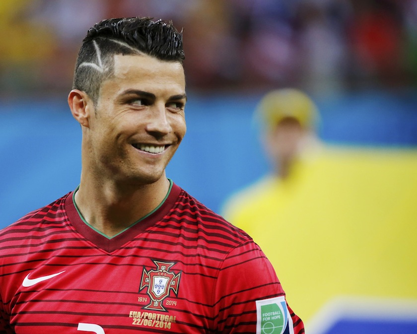 Portugal's Cristiano Ronaldo smiles before their 2014 World Cup G match against the US at the Amazonia arena in Manaus June 23, 2014.u00c2u00a0u00e2u20acu201d Reuters pic