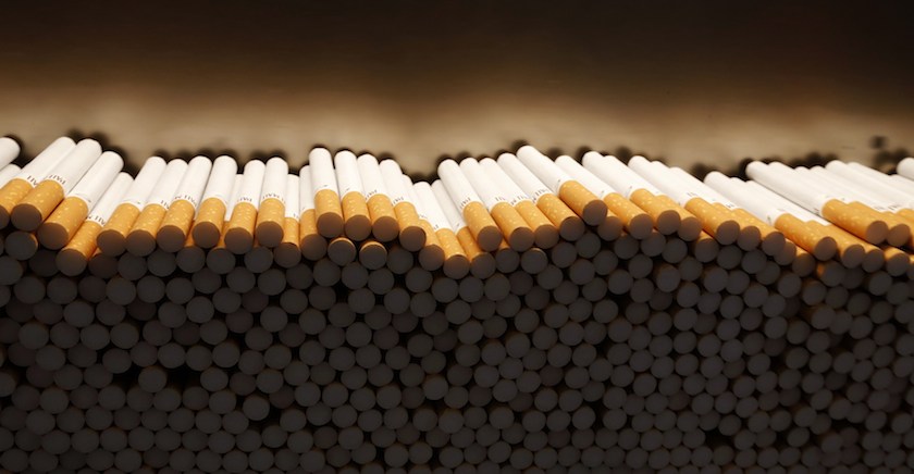 Cigarettes are piled during the manufacturing process in the British American Tobacco Cigarette Factory (BAT) in Bayreuth, southern Germany, in this April 30, 2014 file photograph. u00e2u20acu201d Reuters pic