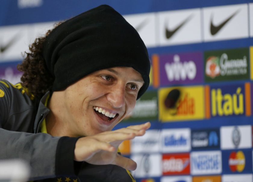 Brazil's national football team player David Luiz speaks during a news conference in Teresopolis near Rio de Janeiro, June 21, 2014.  u00e2u20acu201d Reuters pic