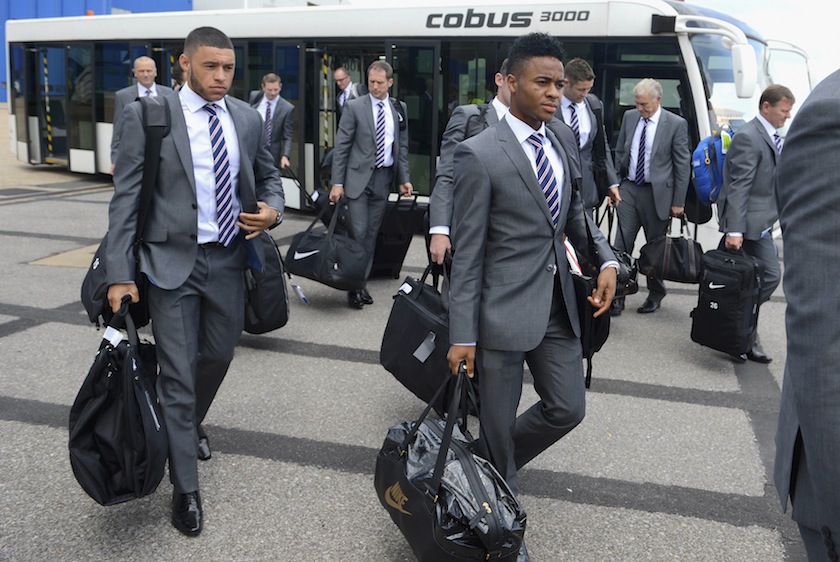 The England national squad prepares to board a plane to leave for the 2014 World Cup in Brazil, at Luton Airport in southern England June 1, 2014. u00e2u20acu201du00c2u00a0Reuters pic