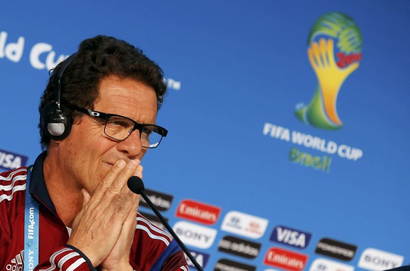 Russia's national team coach Fabio Capello attends a news conference ahead of a training session for the 2014 World Cup at the Pantanal arena in Cuiaba June 16, 2014. u00e2u20acu2022 Reuters pic  