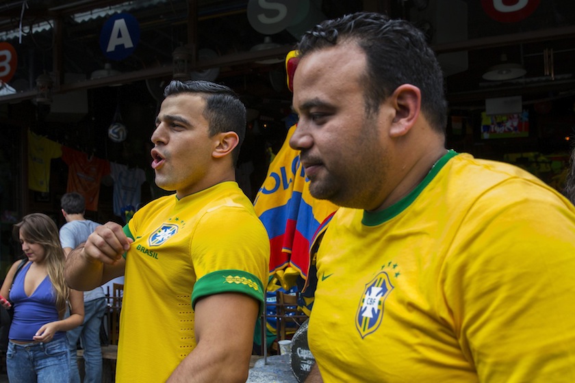 Brazilian fans celebrate victory on the opening match of the 2014 World Cup in the Astoria neighborhood of Queens, New York June 12, 2014. u00e2u20acu201d Reuters pic