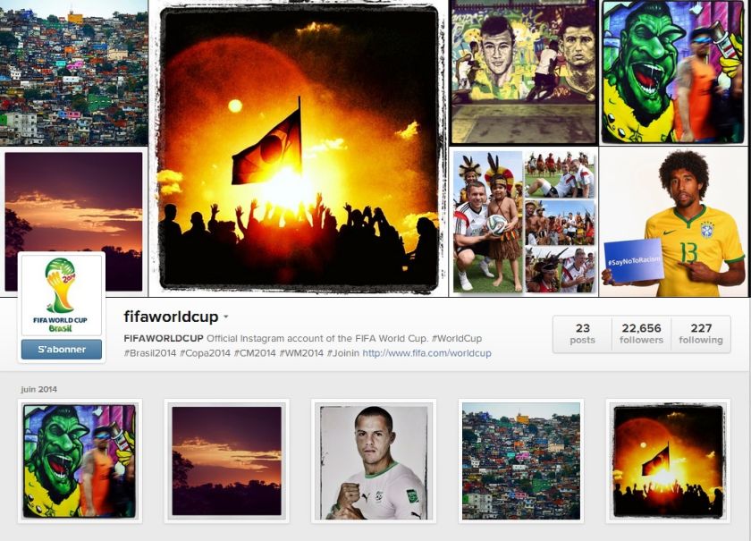 The FIFA World Cup page on Instagram will display exclusive photos, FIFA announced. u00e2u20acu201d u00c2u00a9 All rights reserved 
