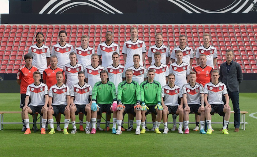 Germany's national team players pose for a team photo in Mainz June 5, 2014. u00e2u20acu201du00c2u00a0Reuters pic