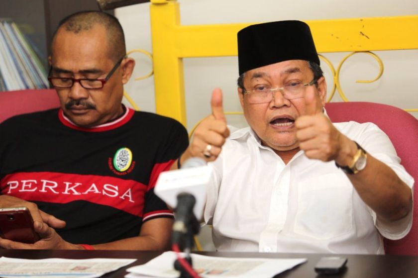 Perkasa president Datuk Ibrahim Ali says the group has always assisted the Kg Chubadak villagers but remained quiet about its work as it does not desire any publicity or need any political mileage, unlike PAS. u00e2u20acu2022 Picture by Choo Choy May