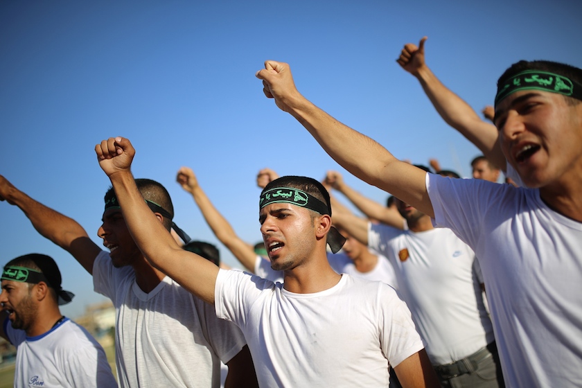 Shiite volunteers participate in military-style training in Najaf, June 23, 2014. u00e2u20acu201d Reuters pic