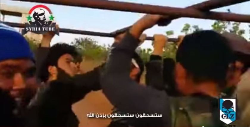 A videograb of a video showing Malay-speaking men in military garb participating in the jihadist movement in the Middle Eastern state. u00e2u20acu2022 YouTube