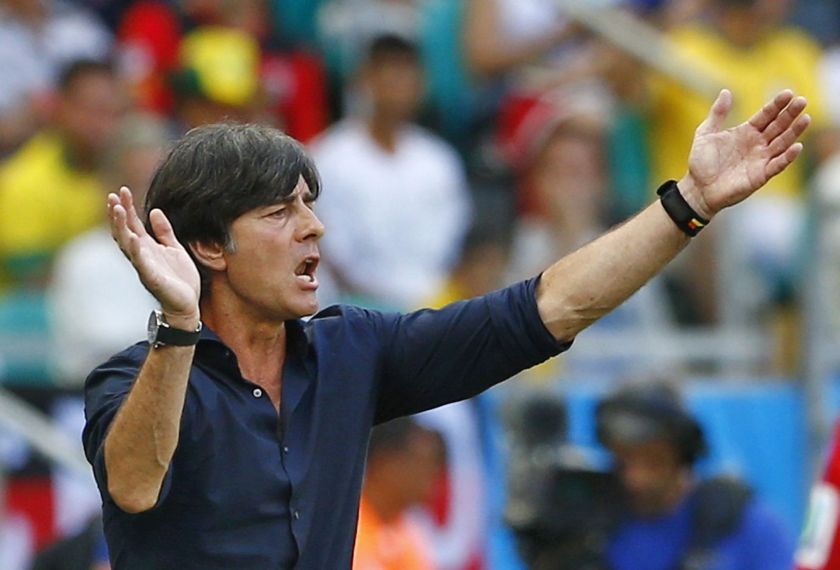 Germany's coach Joachim Loew gestures during their 2014 World Cup Group G match against Portugal at the Fonte Nova arena in Salvador June 16, 2014.  u00e2u20acu2022 Reuters pic  