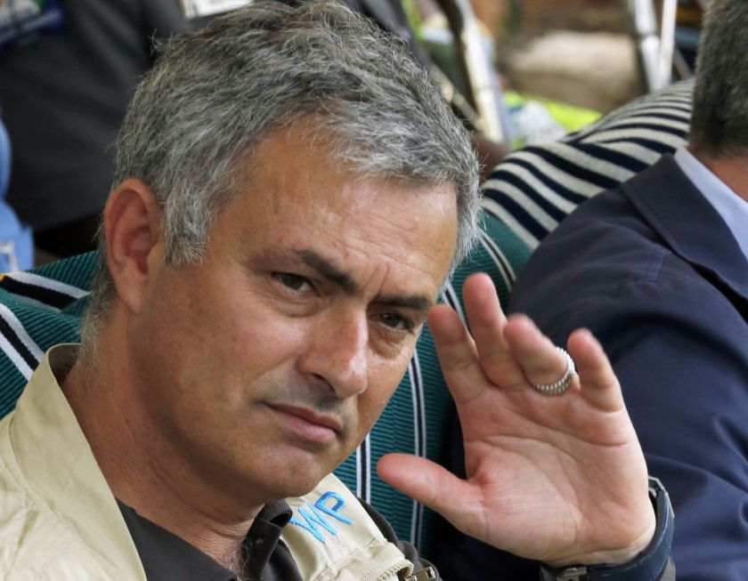Chelsea's manager and World Food Programme's (WFP) Global Ambassador Against Hunger Jose Mourinho visits Nanan village in Yamoussoukro June 12, 2014. u00e2u20acu201d Reuters pic