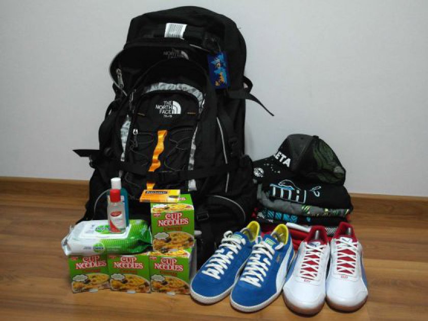 Jun Tan with his ticket for the Argentina vs Bosnia-Herzegovina match in Rio de Janeiro. u00e2u20acu201d TODAY pic