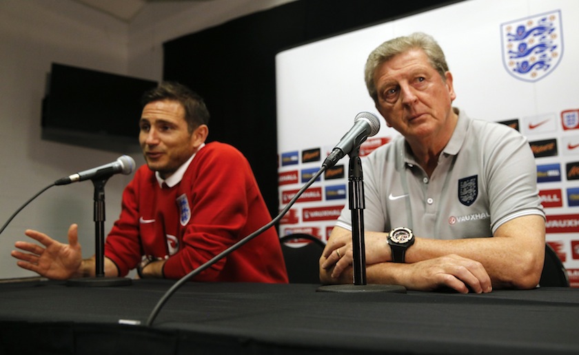 England's manager Roy Hodgson (right) and player Frank Lampard address a news conference in Miami, Florida June 3, 2014. u00e2u20acu201du00c2u00a0Reuters pic