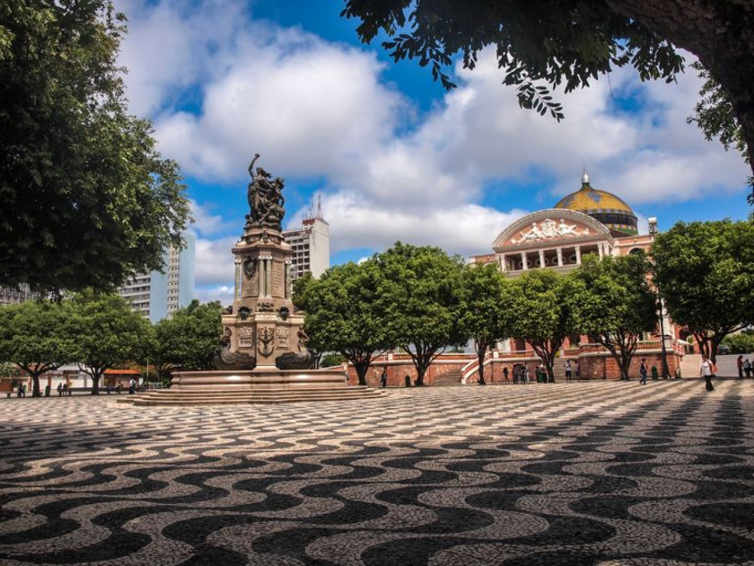 Manaus' main square. u00e2u20acu201d AFP pic