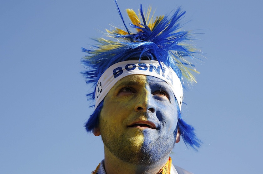A fan supporting Bosnia and Herzegovina arrives for an international friendly match between Mexico and Bosnia and Herzegovina at Soldier Field in Chicago, Illinois June 3, 2014. u00e2u20acu201du00c2u00a0Reuters pic