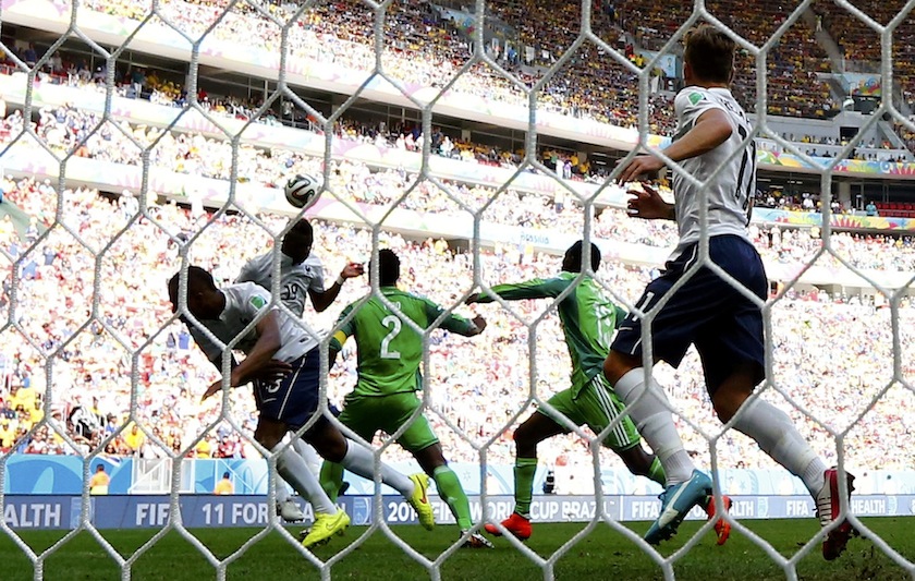 France's Paul Pogba scores a goal during the 2014 World Cup round of 16 game between France and Nigeria at the Brasilia national stadium in Brasilia July 1, 2014.u00c2u00a0u00e2u20acu201d Reuters pic