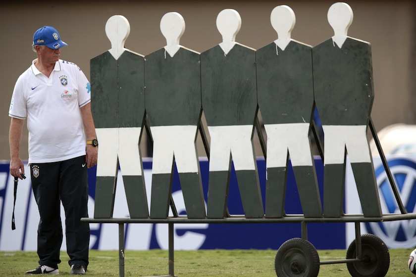 Brazil's national team head coach Luiz Felipe Scolari attends a training session in Goiania, June 2, 2014. u00e2u20acu201du00c2u00a0Reuters pic