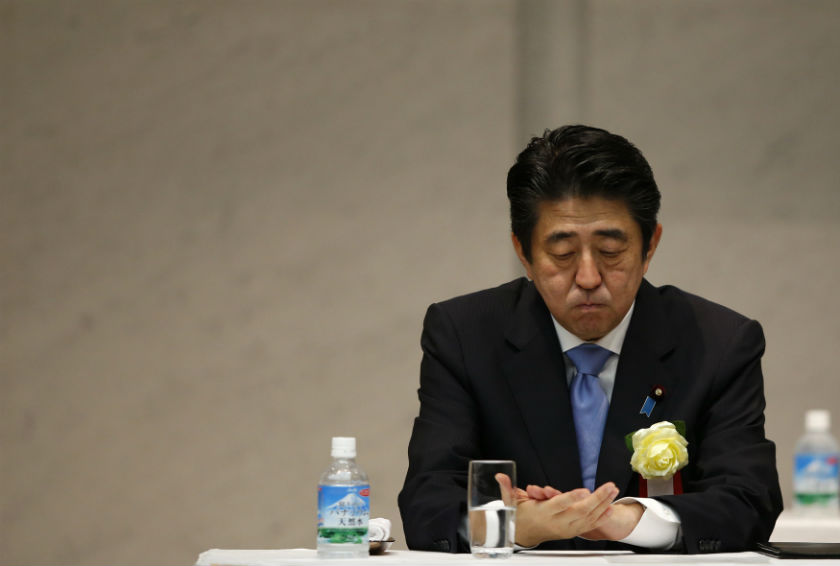 Japan's Prime Minister Shinzo Abe attends Japan Business Federation (Keidanren) general assembly in Tokyo June 3, 2014. u00e2u20acu2022 Reuters pic