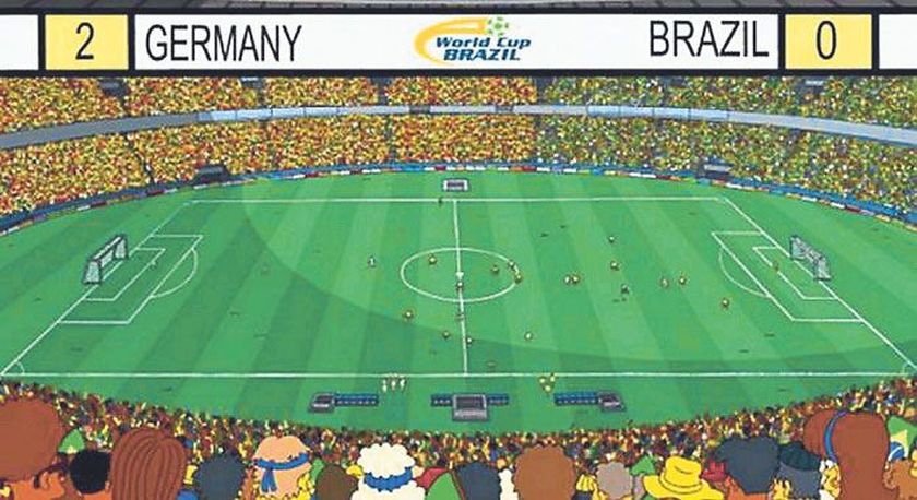 The Simpsons says Germany would defeat Brazil 2-0 in the World Cup final in its World Cup episode.