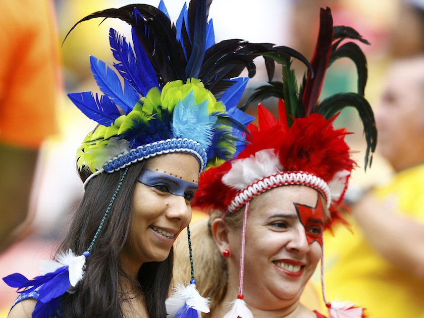 Swiss and Honduras fans attend the 2014 World Cup Group E match between Switzerland and Honduras at the Amazonia arena in Manaus June 26, 2014.u00c2u00a0u00e2u20acu201d Reuters pic