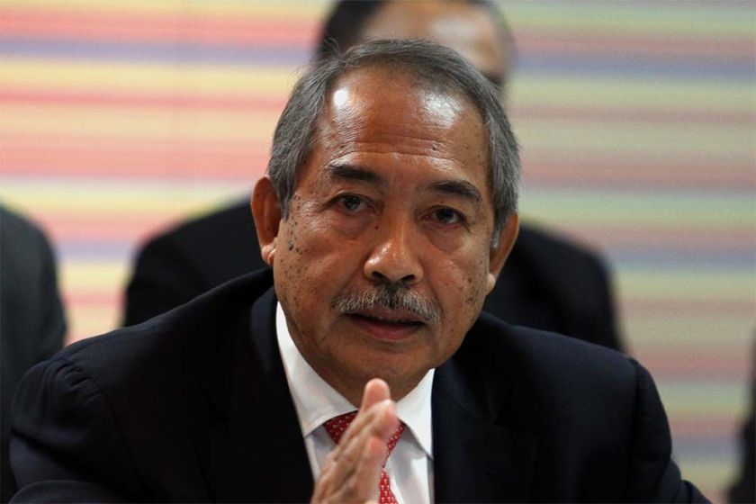 Malaysia Airlines Chairman Tan Sri Md Nor Yusof speaks during a dialogue session at the Malaysia Airlines Academy in Kelana Jaya, June 25, 2014. u00e2u20acu201d Picture by Yusof Mat Isa