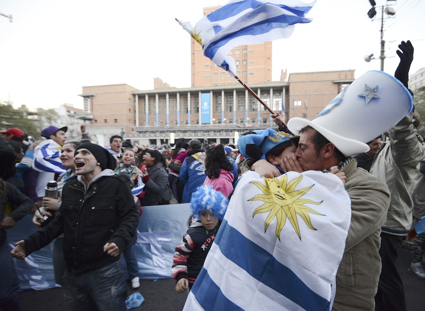 Uruguayan fans react in Montevideo after the team's 2014 World Cup Group D match against England June 20, 2014.u00c2u00a0u00e2u20acu201d Reuters pic