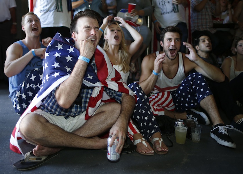 USA fans react during the 2014 World Cup Group G match between Portugal and the US at a viewing party in Los Angeles, California June 23, 2014.u00c2u00a0u00e2u20acu201d Reuters pic