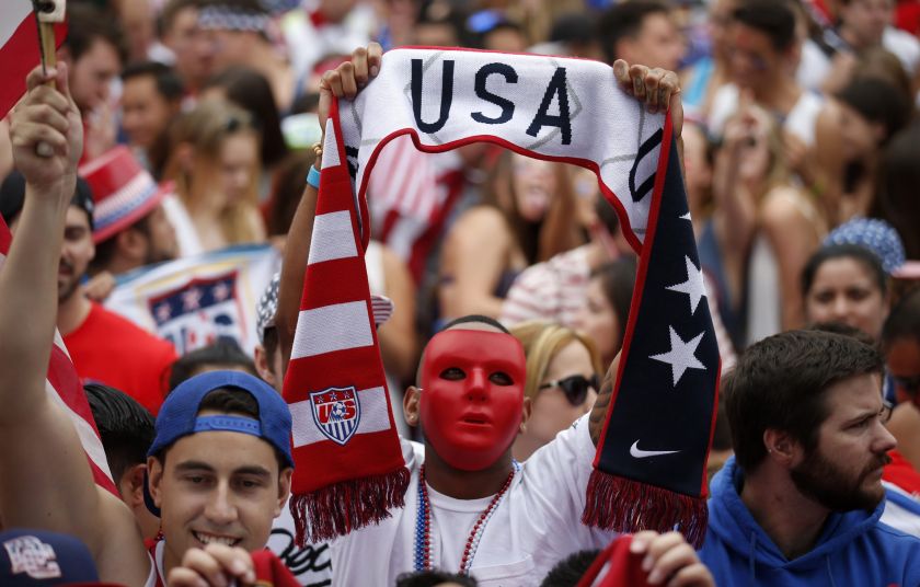 USA fans react during the 2014 World Cup Group G football match between Germany and the US at a viewing party in Hermosa Beach, California June 26, 2014. u00e2u20acu201d Reuters pic
