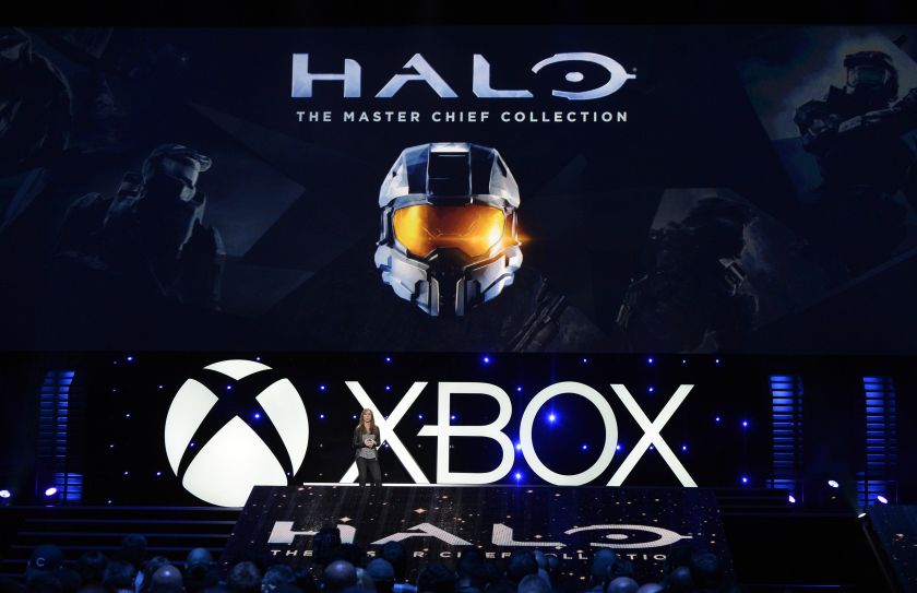 Bonnie Ross, head of 343 Industries, speaks during a presentation of u00e2u20acu02dcHalou00e2u20acu2122 game during the Xbox E3 Media Briefing at USC's Galen Center in Los Angeles, California June 9, 2014. u00e2u20acu2022 Reuters pic
