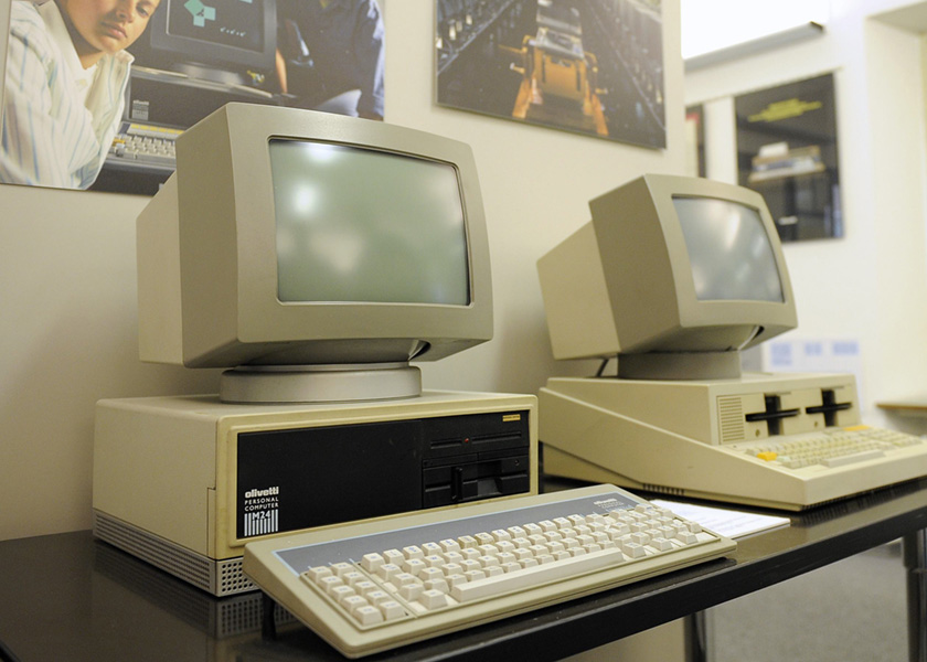 M24 personal computers are seen on display at the Olivetti Historical Archive in Ivrea, July 14, 2014. u00e2u20acu201d Reuters pic