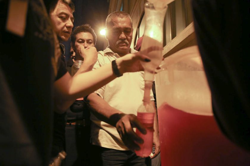 People lining up for food at a soup kitchen in Kuala Lumpur, June 23, 2014. u00e2u20acu201d Picture by Choo Choy May