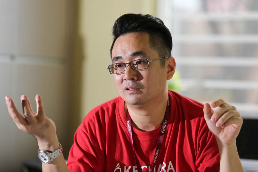 Kechara Soup Kitchen project director Justin Cheah speaks to The Malay Mail Online, June 24, 2014. u00e2u20acu201d Picture by Choo Choy May