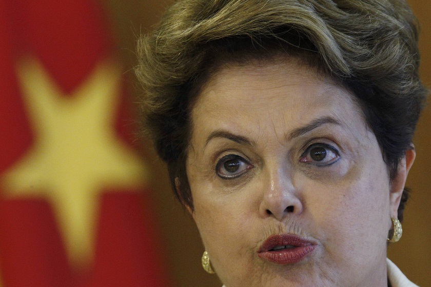 Brazilu00e2u20acu02dcs President Dilma Rousseff speaks during a meeting with Angolan President Jose Eduardo dos Santos at the Planalto Palace in Brasilia, June 16, 2014. u00e2u20acu201d Reuters pic