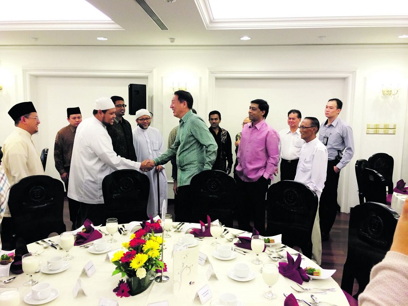 Singapore Deputy Prime Minister Teo Chee Hean and about 60 religious leaders of various faiths were at the discussion. u00e2u20acu201d Picture by Neo Chai Chin/Today