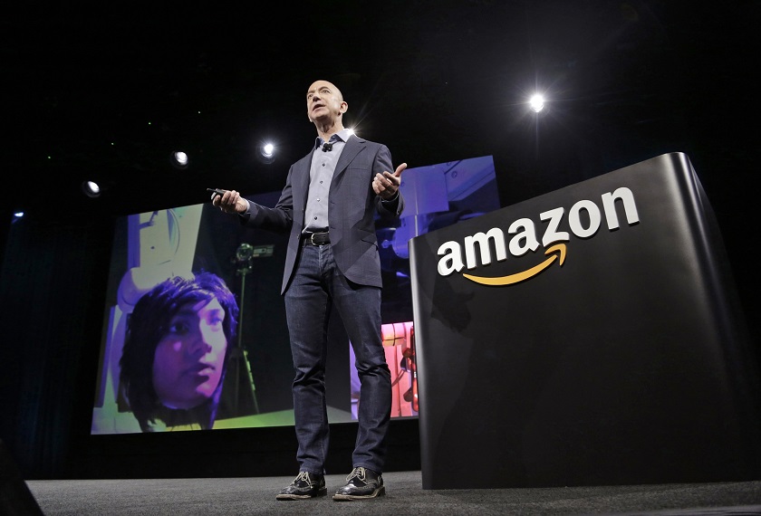 Amazon CEO Jeff Bezos discusses his companyu00e2u20acu2122s new Fire smartphone at a news conference in Seattle, Washington in this file photo taken June 18, 2014. u00e2u20acu201d Reuters pic