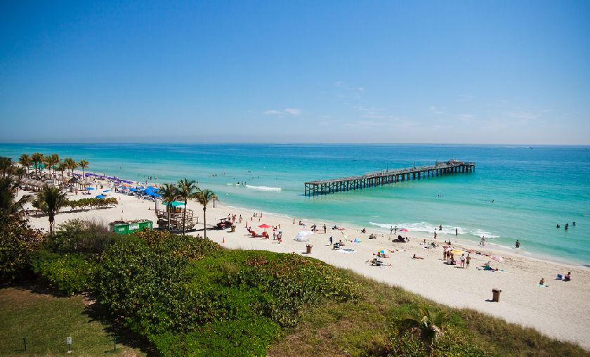 Miami Beach and its 11km of white sand beaches. AFP-Relaxnews supplied