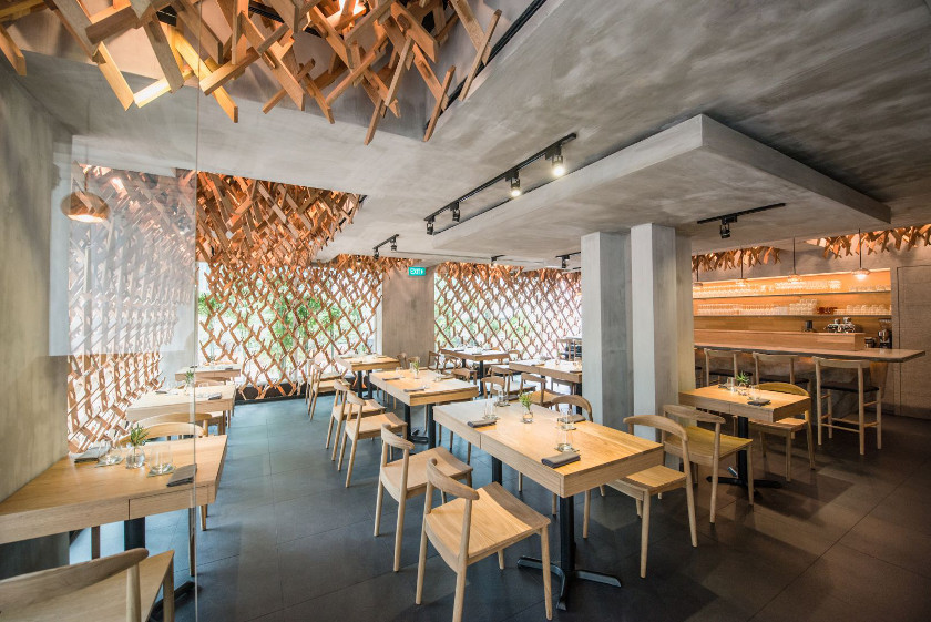Wild Rocket's new interior is inspired by the tempered complexities of a Japanese teahouse. u00e2u20acu201d Today pic