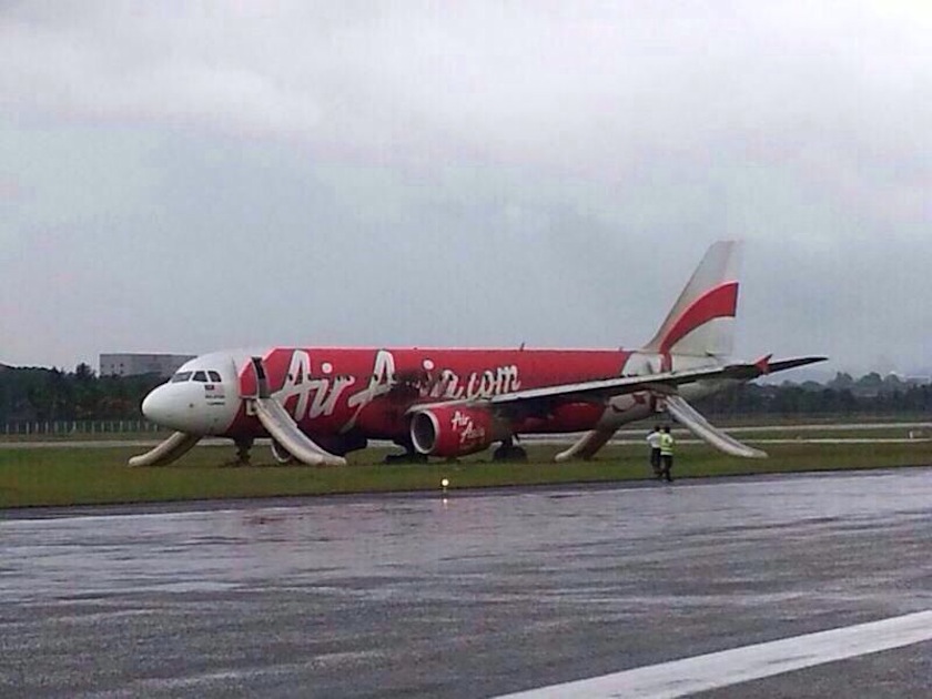 AirAsia said it was investigating what caused its flight AK278 from Kuala Lumpur to Bandar Seri Begawan to come off the runway. 