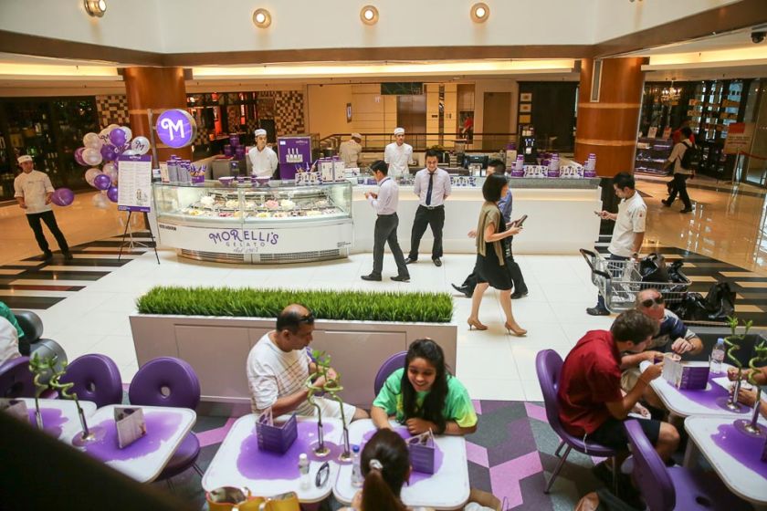 A 26-year-old man died on the ground floor in front of Morelli's Gelato in Bangsar Shopping Centre, Kuala Lumpur after falling from the fourth floor. u00e2u20acu2022 Picture by Choo Choy May