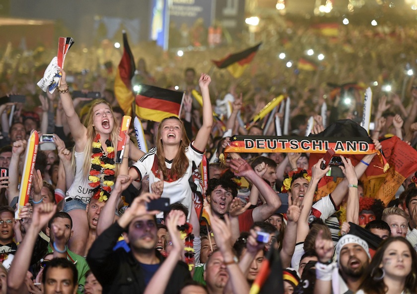 Fans of Germany celebrate as they watch the 2014 World Cup final between Germany and Argentina in Brazil at a public screening of the match in Berlin July 14, 2014.u00c2u00a0u00e2u20acu201du00c2u00a0Reuters pic