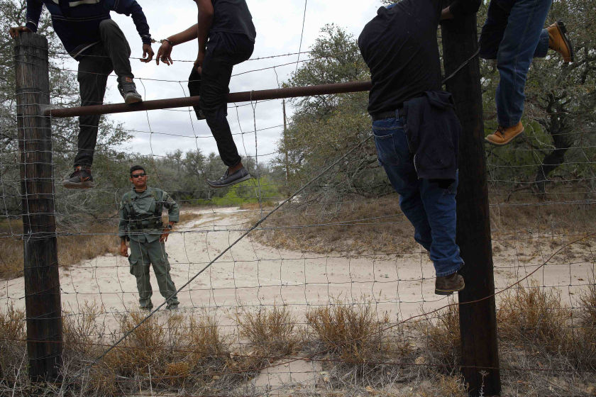 US Border Patrol near Falfurrias, Texas about to detain illegal immigrants in this file photo taken March 29, 2013. Surprisingly, more and more Cubans are among those detained. u00e2u20acu201d  Reuters pic n