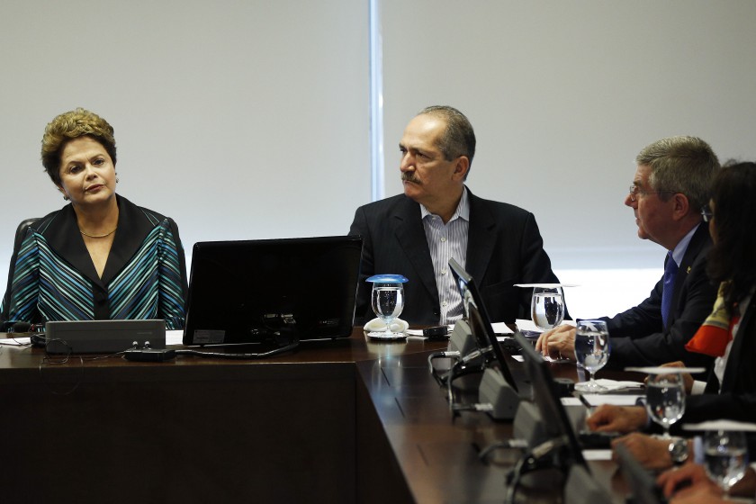 Brazilu00e2u20acu2122s President Dilma Rousseff (left) said her country can no longer continue to export its star players because they are the main attraction that will fill Brazillian stadiums. u00e2u20acu201d Reuters pic