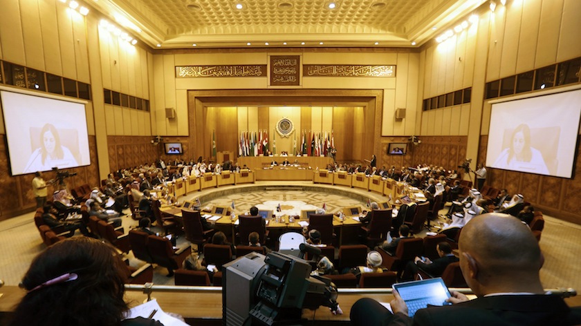 A general view of the venue during an extraordinary session of the Arab League at the league's headquarters in Cairo July 14, 2014. u00e2u20acu201du00c2u00a0Reuters pic