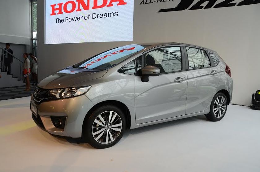 The newly launched CKD model of the Honda Jazz.