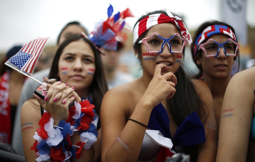 USA fans react during the 2014 World Cup Group G match between Germany and the US at a viewing party in Hermosa Beach, California June 27, 2014.u00c2u00a0u00e2u20acu201du00c2u00a0Reuters pic
