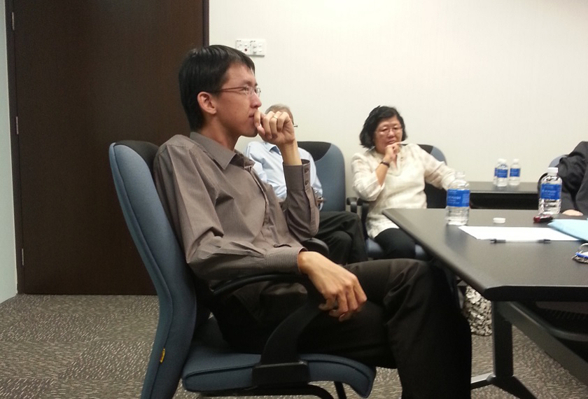 Joshua Neoh said Malaysia’s constitution is worded in 'double speak' and differing narratives, which enabled both Muslims and non-Muslims to back up their legal arguments in the 'Allah' dispute, on July 14, 2014. — Picture by Shazwan Mustafa Kamal