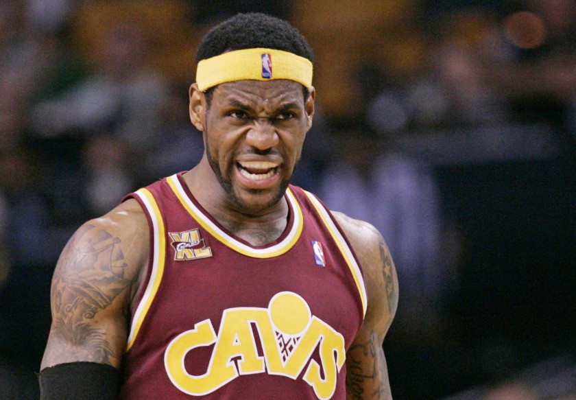 Cleveland Cavaliers LeBron James pauses during play against the Boston Celtics n Boston in file picture taken May 7, 2010. u00e2u20acu201d Reuters pic
