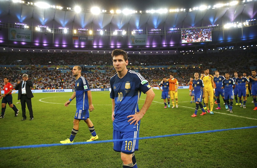 Argentina's Lionel Messi reacts after the 2014 World Cup final between Germany and Argentina at the Maracana stadium in Rio de Janeiro July 14, 2014.u00c2u00a0u00e2u20acu201d Reuters pic